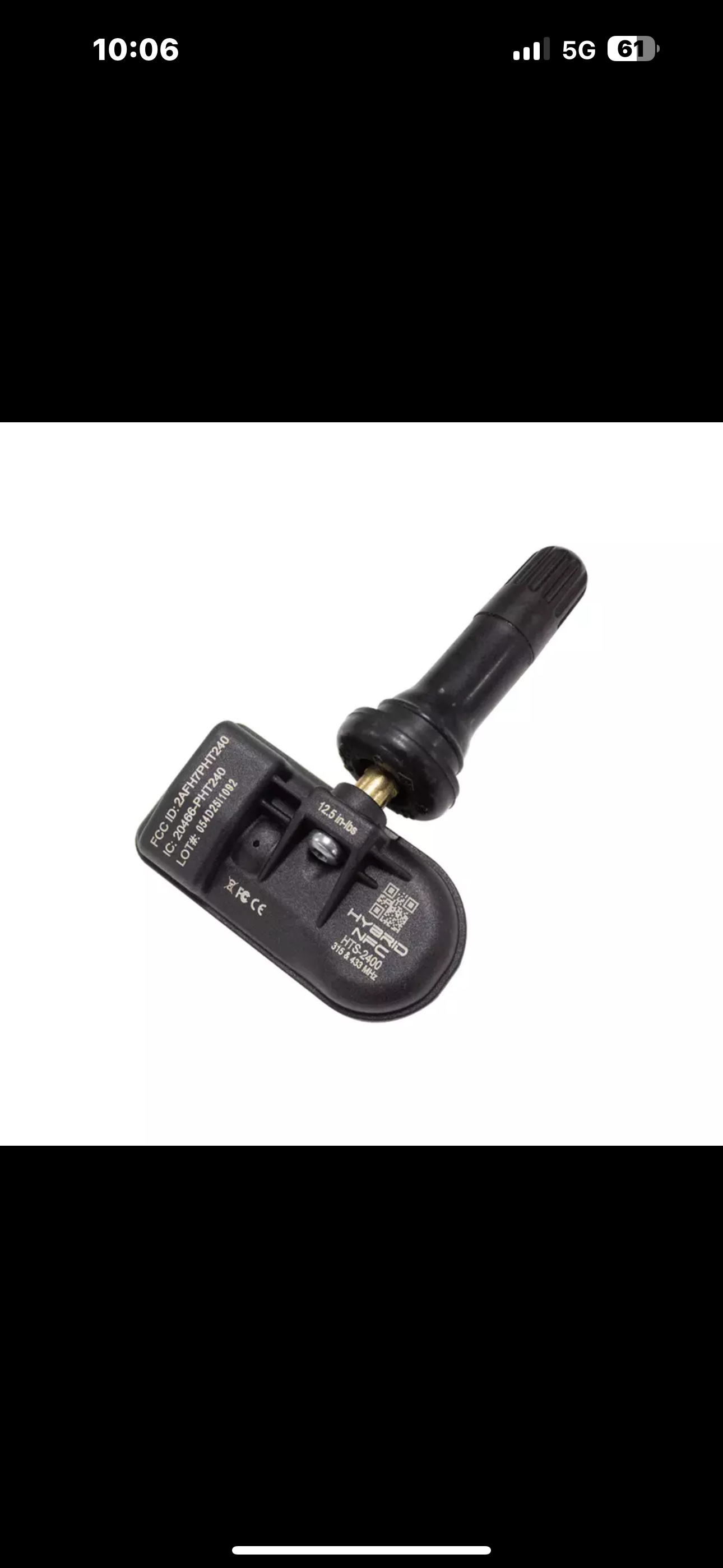 Tire pressure sensor